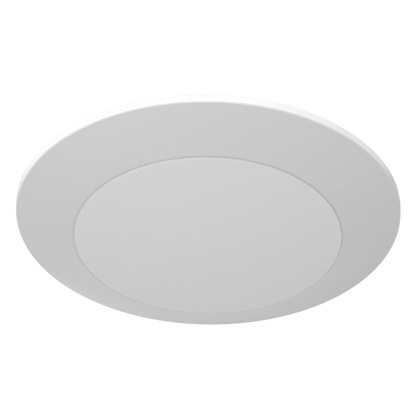 Luxrite LED 4" Surface Mount Round Disk, 10W, 600 Lumens, Color Selectable - 3000K/4000K/5000K, 90 CRI, White Finish, Dimmable (LR23845)