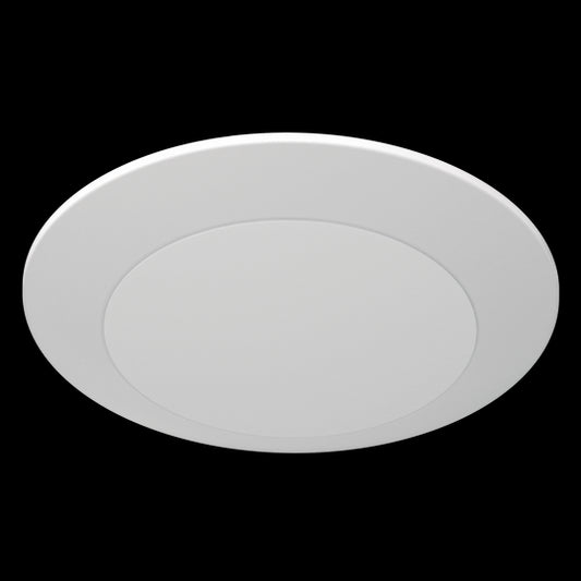 Luxrite LED 4" Surface Mount Round Disk, 10W, 600 Lumens, Color Selectable - 3000K/4000K/5000K, 90 CRI, White Finish, Dimmable, Pack of 3 (LR23845)