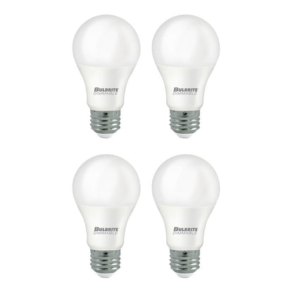 Bulbrite Pack of (4) 15 Watt Dimmable Frost A19 LED Light Bulbs with Medium (E26) Base, 3000K Soft White Light, 1600 Lumens