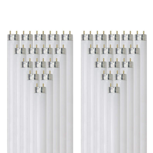 Sunlite F58T8/841 58-watt T8 Linear Fluorescent Lamp with Bi Pin Base, 4100K, 30-Pack