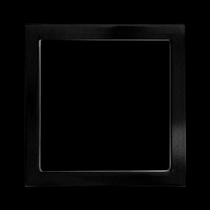 Luxrite Surface Mount 9" Square Slim Black Trim Finish, Pack of 4 (LR23689)
