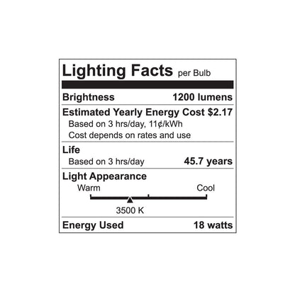 Luxrite Downlight LEDML10/18W/935/D 3500K Neutral White