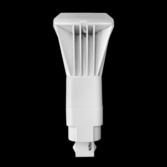 Luxrite LED Quad Style Vertical Bypass, 11W, 1450 Lumens, Color Selectable - 3500K/4000K/5000K, White Finish, 83 CRI, Dimmable (LR24567)