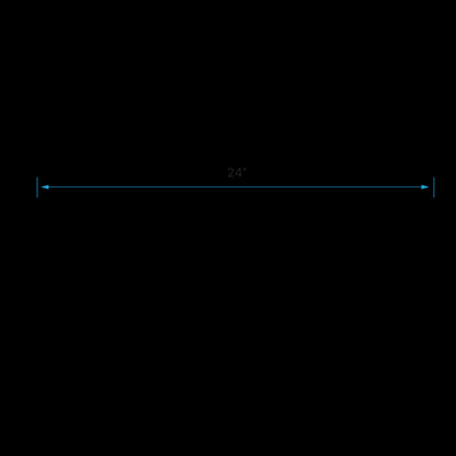 Luxrite 24" Mini Panel Wafer Cable Extender For Canless Wafer Spotlight, Pack of 10 (LR23782)