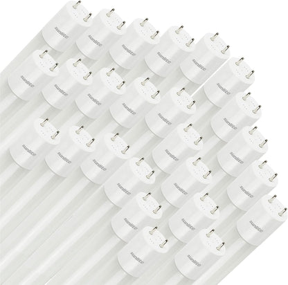 Sunlite 88425 LED T8 Ballast Bypass Light Tube (Type B) 4 Foot, 14W (F32T8 Equal), 1800 Lm, Medium G13 Base, Dual End Connection, Frosted, UL Listed, 4000K Cool White, 25 Count