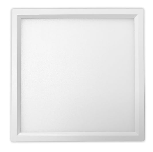 Luxrite LED Surface Mount 6" Square Slim, 15W, 950 Lumens, Color Selectable - 3000K/4000K/5000K, 80 CRI, White Finish, Dimmable (LR23593)