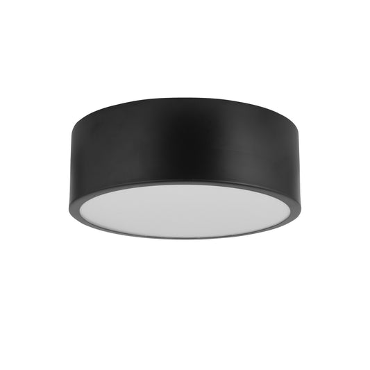 Sunlite 81377 11-Inch LED Solid Band Ceiling Light Fixture, 15 Watts (60W=), 950 Lumens, Color Tunable 30K/40K/50K, 80 CRI, Dimmable, ETL Listed, Black, for Residential & Commercial Use