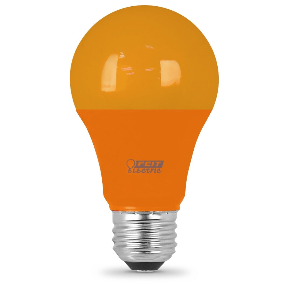 "11,000 Hour Non-Dimmable Orange LED A19"