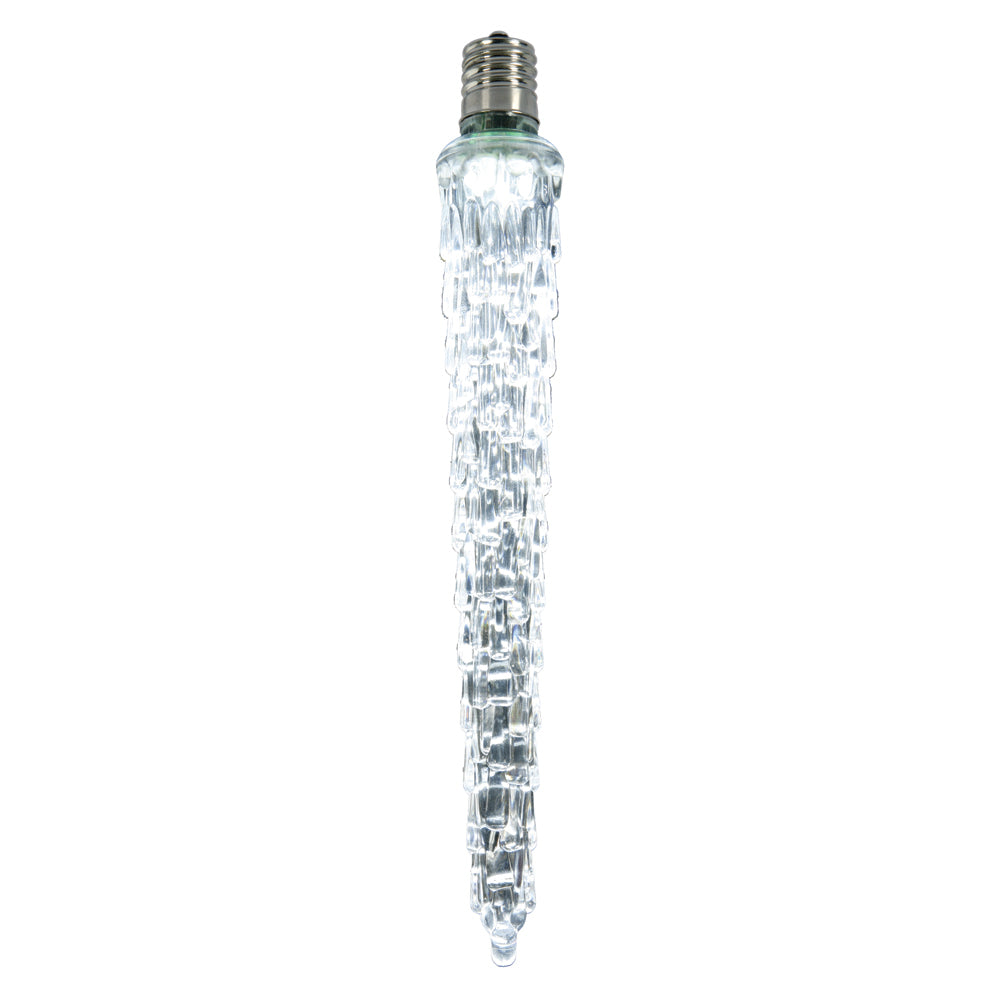 Vickerman 7 LED Cool White Falling Icicle Replacement Bulb- 2 Pack