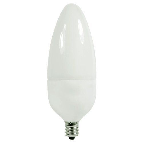 PHILIPS 147918 5 Watt - 15 W Equal - Warm White 2700K - CFL Light Bulb - Decorative Torpedo - Marathon