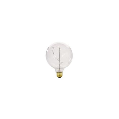 Bulbrite ST-G40 5 Watt Incandescent Starlight G40 Decorative Globe, Medium Base, Clear