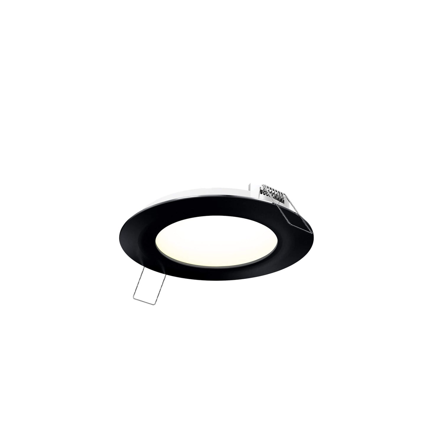 3” DOWNLIGHT SLIM PANEL ROUND Black Trim