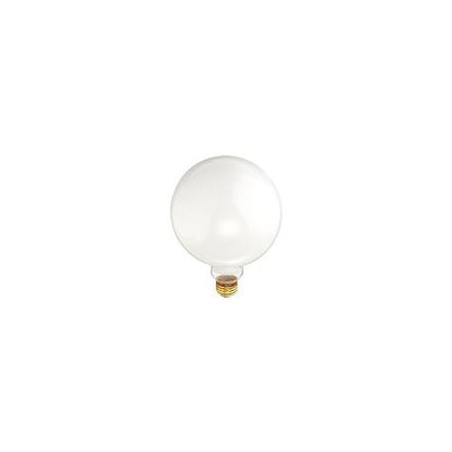 Bulbrite 100G40WH 100 Watt Incandescent G40 Globe, Medium Base, White