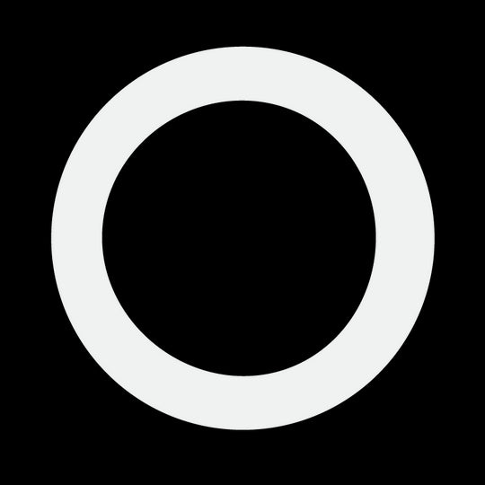 Luxrite 6-8" Round Goof Ring, White Finish, Pack of 7 (LR41023)