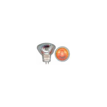 Bulbrite EXN/O 50 Watt Dimmable Color Light Halogen MR16, Bi-Pin GU5.3 Base, Orange