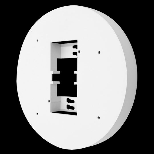 Luxrite LED Surface Mount 7" Slim Round Empty Emergency Bracket,15W (LR23646B)