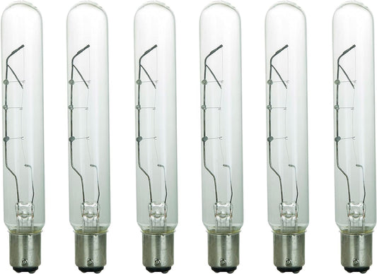 Sunlite 40 Watt T6.5 Tubular Double Contact Base Clear (6 Pack)