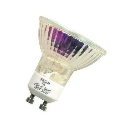 Bulbrite BAB/GU10 20 Watt Dimmable Halogen Lensed MR16 Bulb, Twist and Lock GU10 Base, Clear