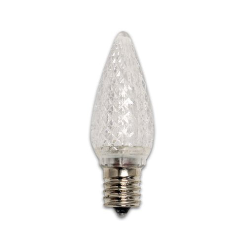 Bulbrite LED/C9C-25PK 00.35 Watt LED C9 Christmas Light Replacement Bulbs, Candelabra Base, Clear, 25-Pack