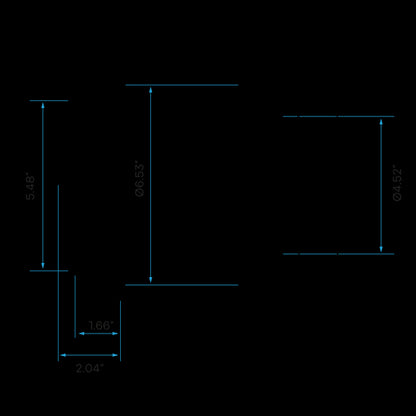 5" REGRESSED MINI PANEL 5CCT - HIGH OUTPUT