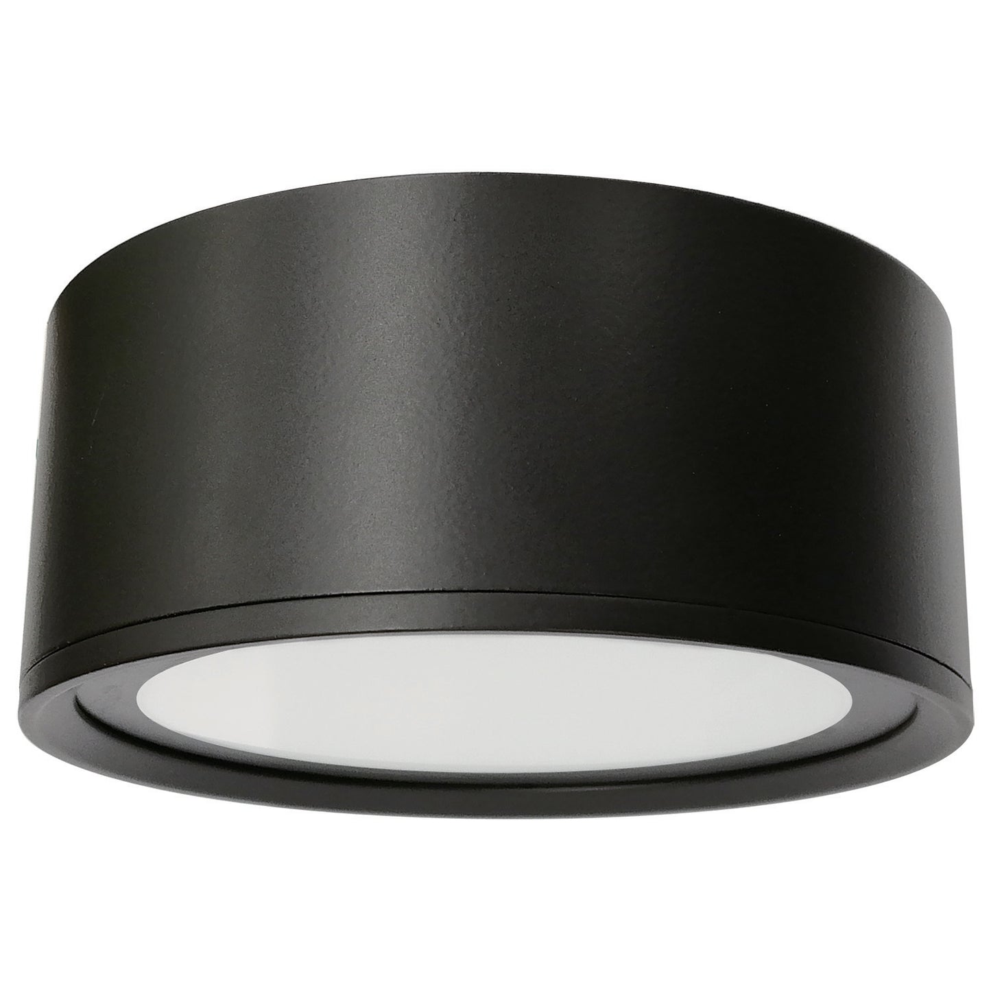 5” LED Round Ceiling Light Fixture, 15 Watts (75W=), 1000 Lumens, 3000K Warm White, Dimmable, 80 CRI, ETL Listed, Black, For Residential & Commercial Use