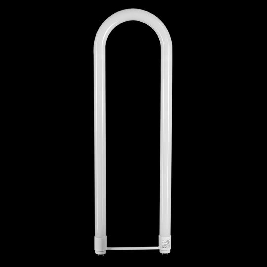 Luxrite LED T8 U6 U-Bend Universal 3 Way Tube Light, 18W, 2150 Lumens, 3000K - Soft White, 83 CRI, White Finish, Dimmable, Pack of 2 (LR23510)