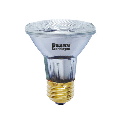 Bulbrite H39PAR20FL/ECO 39 Watt ECO Halogen PAR20, 50W Halogen Equivalent, Medium (E26) Base, 120V, Flood