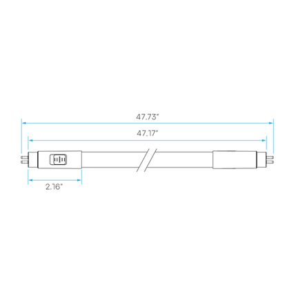 Luxrite LED 4' T8 3 Way Universal Clear Light Tube, G13 Base, 18W, Lumens Selectable - 2200/2300/2250, Color Selectable - 4000K/5000K/6500K, Clear Finish (LR34236)