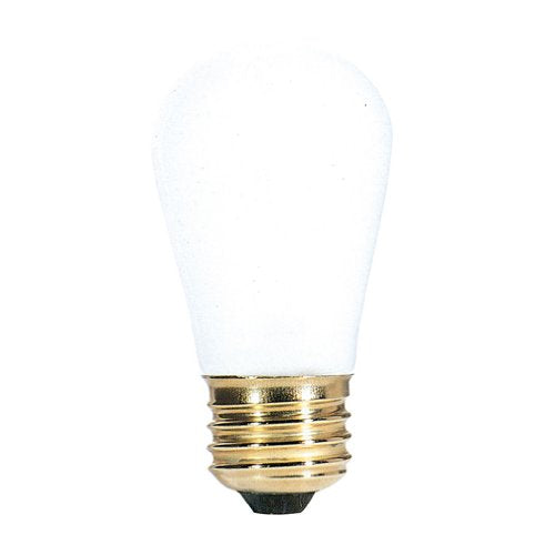 Bulbrite 11S14W 11W Dimmable S14 String Light Replacement Bulb, Medium Base, White