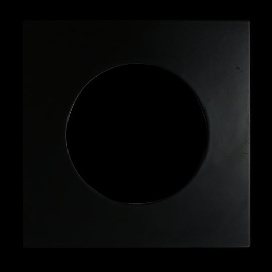 Luxrite 2" Regressed Interchangeable Canless Spotlight Square Black Trim, Pack of 5 (LR23453)