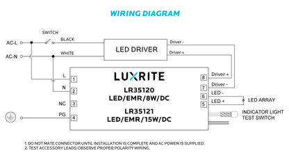 EMERGENCY DRIVER 15W DC