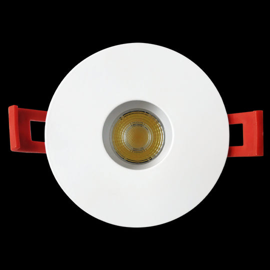 Luxrite 2" Regressed Interchangeable Canless Spotlight Round Pinhole Trim, Pack of 5 (LR23442)