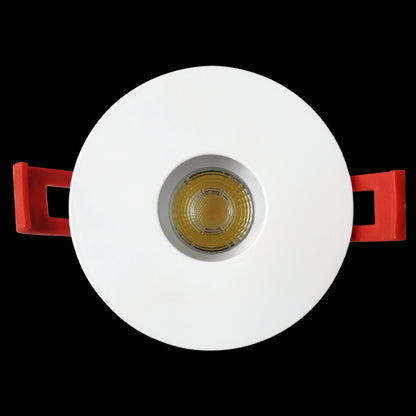 Luxrite 2" Regressed Interchangeable Canless Spotlight Round Pinhole Trim, Pack of 5 (LR23442)