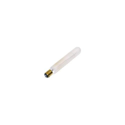 Bulbrite 20T6.5F/DC 20 Watt Incandescent T6.5 Tube Exit Light, Double Contact Bayonet Base, Frost