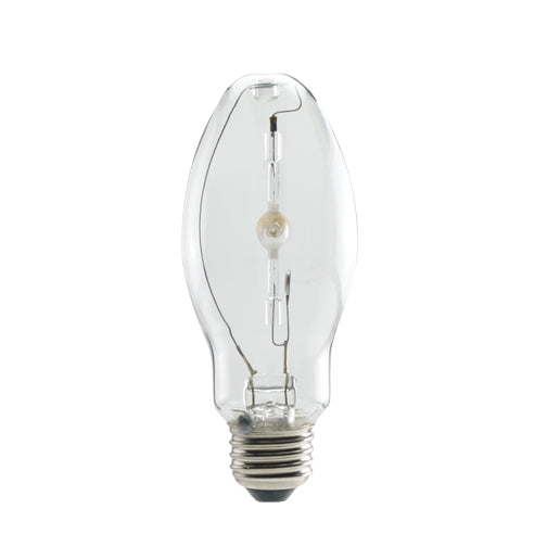 Bulbrite MH150/U/MED 150 Watt Pulse Start Metal Halide for Enclosed Fixtures Universal Burn ED17, Medium Base, Clear