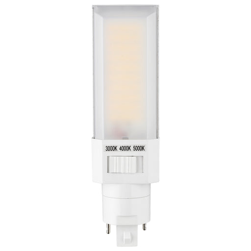 Sunlite 88800 LED CCT PLD Recessed Ballast Bypass Light Bulb, 8 Watt 18W Fluorescent Replacement 950 Lumens, G24d 2 Pin Base, Horizontal, UL Listed ROHS Compliant, 3000K - 5000K Tunable Switch, 1 Pack
