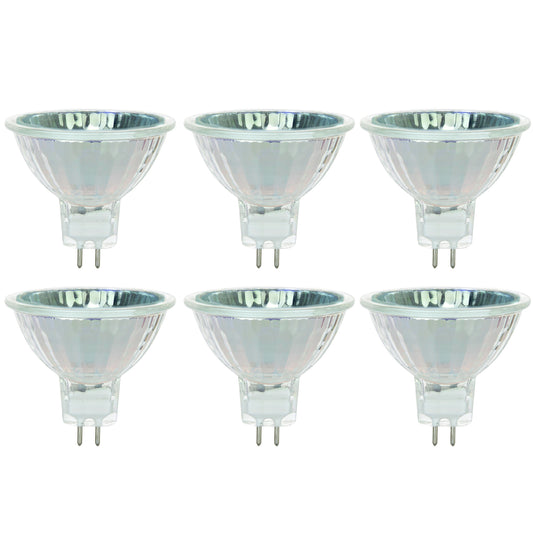 Sunlite 20MR16/CG/FL/12V 20 Watt MR16 Lamp Cover Guard GU5.3 Base 6 Pack BAB/CG Q20MR16/FL/6PK