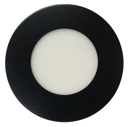 Luxrite 4" Universal Interchangeable Round Downlight Black Trim (LR24971)
