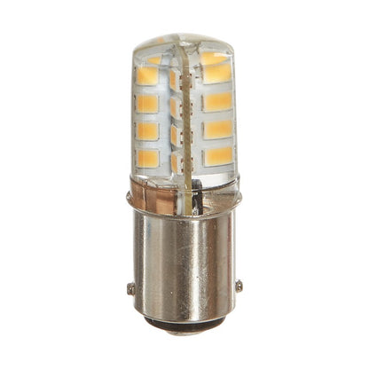 Luxrite LED T4 Shaped Double Contact Light Bulb, BA15D Base, 3W, 200 Lumens, 120V, 2700K - Warm White, 80 CRI, Clear Finish (LR24629)