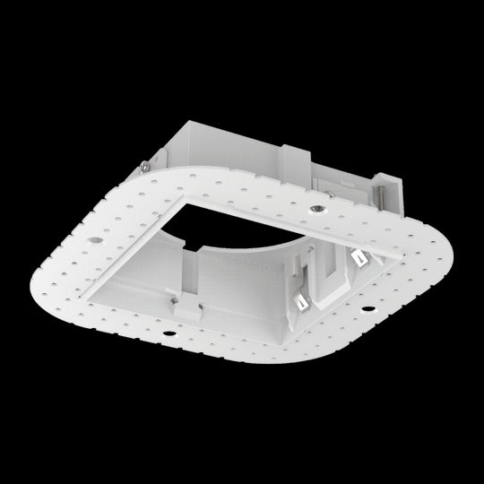 AKLOW TRIMLESS SILVER SQUARE TRIM CANLESS SPOTLIGHT