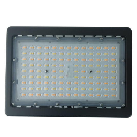 Sunlite 85515 Tunable LED Floodlight Fixture, 90 Watts (250W=), 120/277 Volts, 11250 Lumen, Dimmable, 30K/40K/50K Color Temperature Tunable, 50,000 Hour Life Span, UL Listed for Wet Locations, Bronze