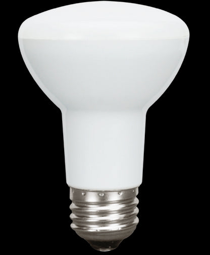 Luxrite LED BR20 Light Bulb, 6.5W, 460 Lumens, 4000K - Cool White, 80 CRI, Frosted White Finish, Dimmable, Pack of 8 (LR31843)
