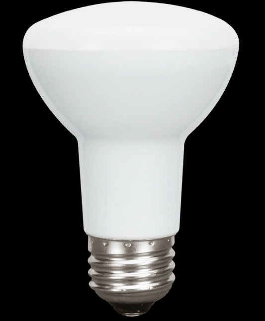 Luxrite LED BR20 Light Bulb, 6.5W, 460 Lumens, 4000K - Cool White, 80 CRI, Frosted White Finish, Dimmable, Pack of 8 (LR31843)
