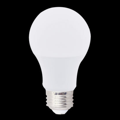 Luxrite LED A19 Light Bulb, E26 - Medium Base, 9W, 2700K - Warm White, 800 Lumens, 80 CRI, Frost Finish, Dimmable, Pack of 25 (LR21420)