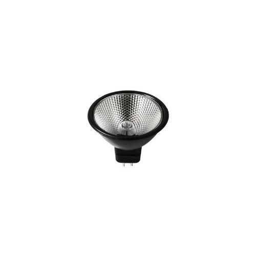 Bulbrite EXN/BLK 50 Watt Dimmable Halogen MR16 Bulb, Bi-Pin GU5.3 Base, Black