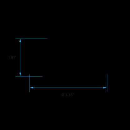 Luxrite LED 3" Round Gimbal Canless Spotlight, 8W, 600 Lumens, Color Selectable - 2700K/3000K/3500K/4000K/5000K, 80 CRI, White Finish, Dimmable, Pack of 2 (LR23220)