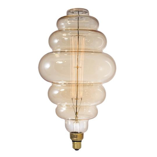 BULBRITE INCANDESCENT BH MEDIUM SCREW (E26) 60W DIMMABLE NOSTALGIC LIGHT BULB 2200K/AMBER 1PK (137601)