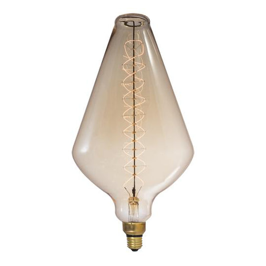 BULBRITE INCANDESCENT DIA MEDIUM SCREW (E26) 60W DIMMABLE NOSTALGIC LIGHT BULB 2200K/AMBER 1PK (137701)