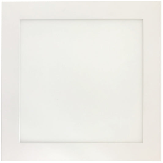 Luxrite LED 1X1 Surface Mount Panel, 18W, 1500 Lumens, Color Selectable - 2700K/3000K/3500K/4000K/5000K, White Finish, 80 CRI, Dimmable (LR24025)