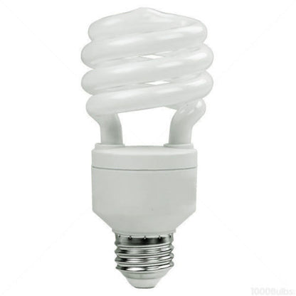 T3 Spiral CFL - 20 Watt - 75W Equal - 2700K Warm White 82 CRI - 65 Lumens per Watt - GE 80888